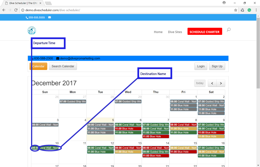 How to Change the Display Description on the Calendar